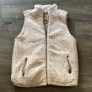 Oversized Sherpa Vest